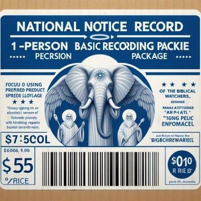 1-Person Basic Recording Package