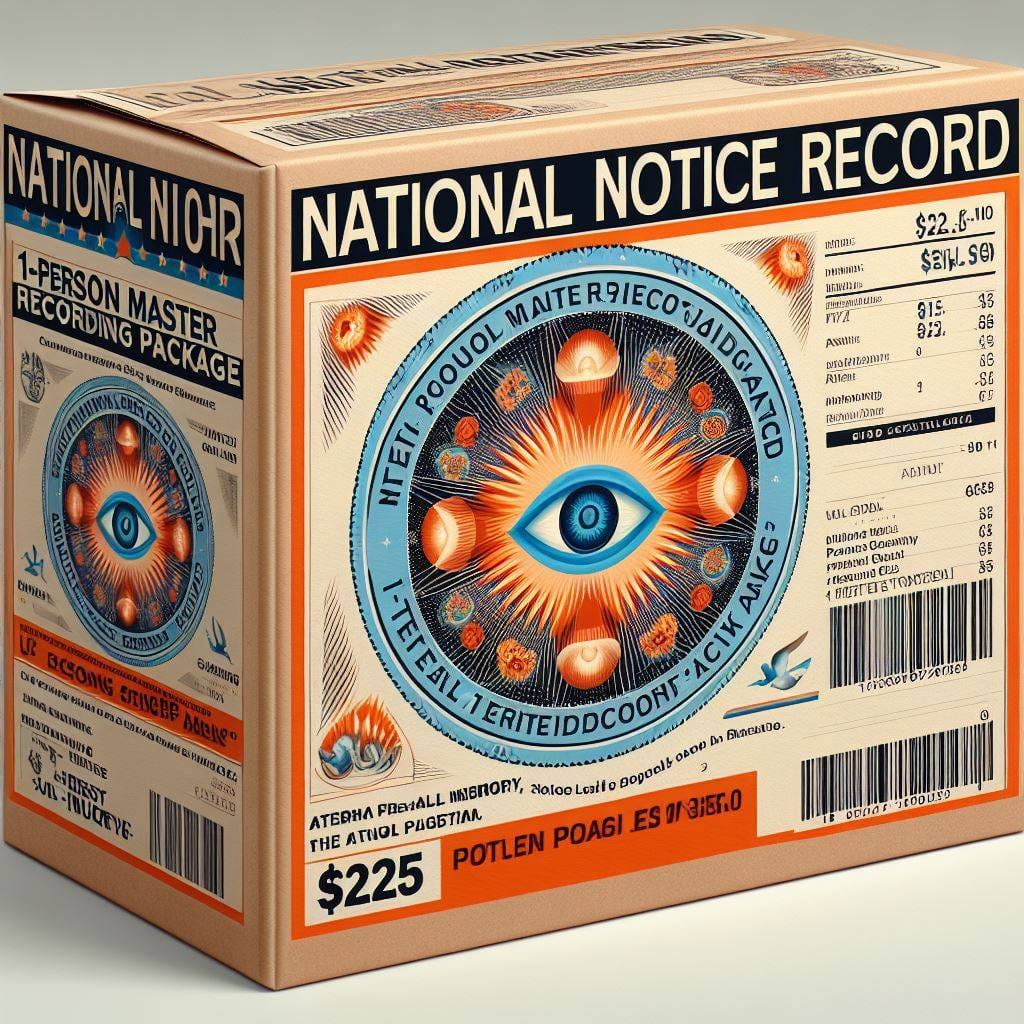 1-Person Master Recording Package