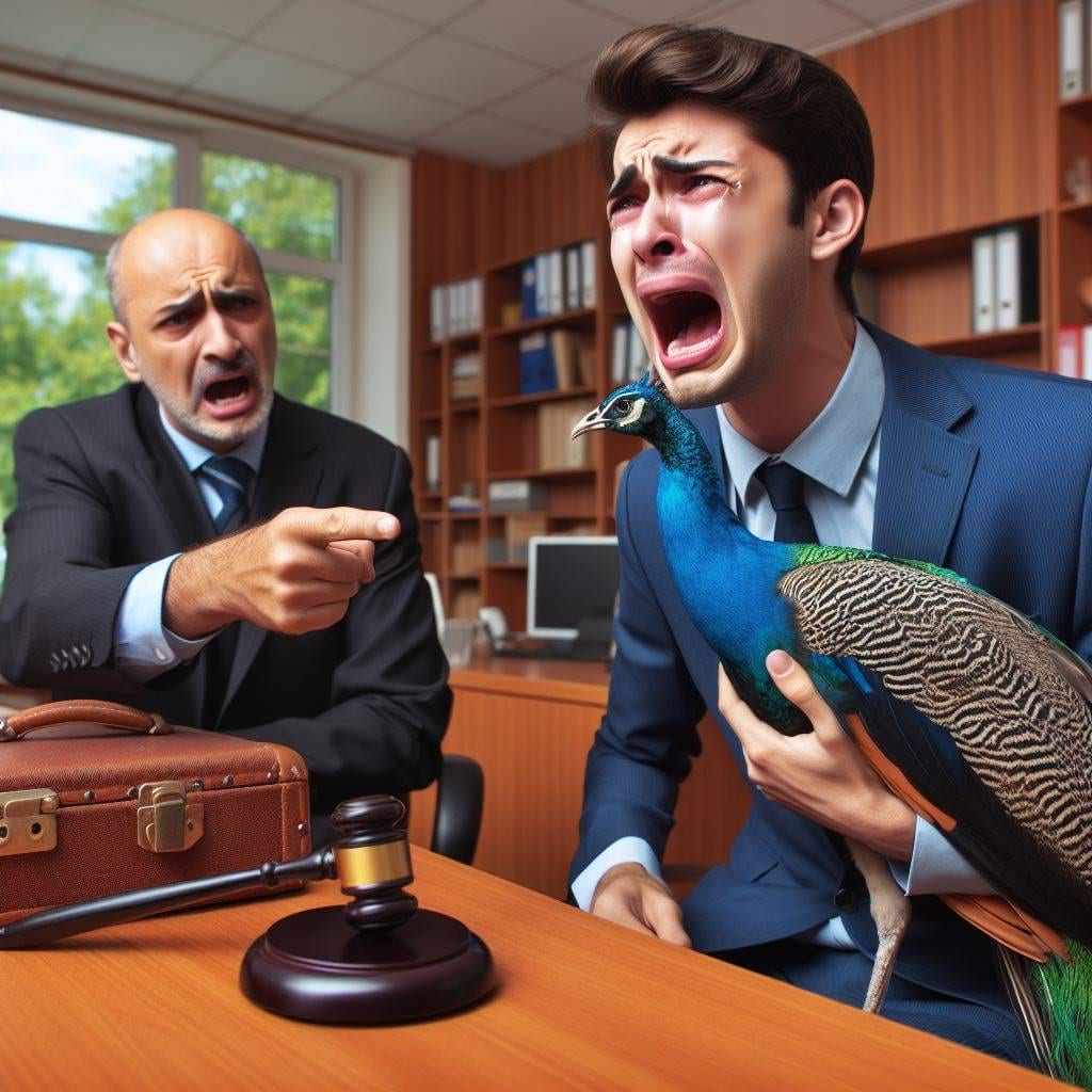 Escaped Emotional Support Peacock Can You Make Your Landlord Pay 01 1