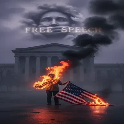 Is Criminalizing Flag Burning a Direct Attack on Free Speech Image