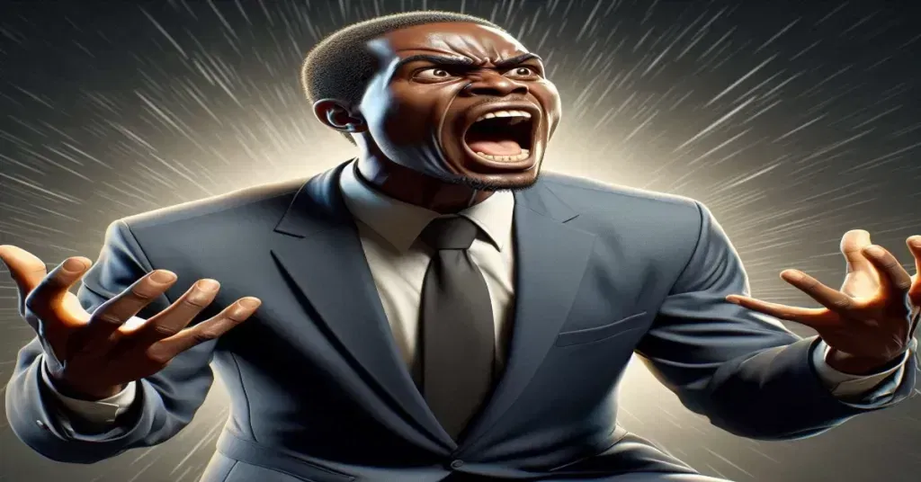 Defamation Drama How To Handle A Slanderous Attack Legally Image 00: Man infuriated due to the extreme negative effects that slanderous statements have had on his personal and business life.